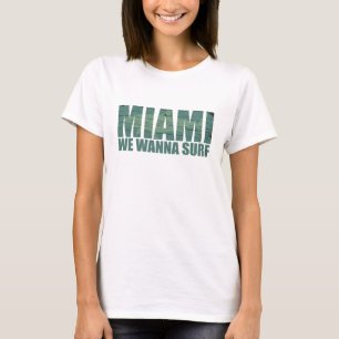 T-shirt Miami ville Floride bleu