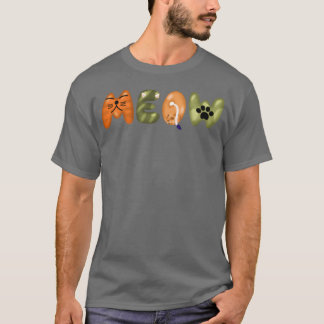 T-shirt Miaou drôle