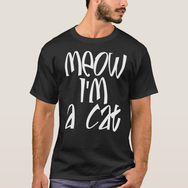 T-shirt Miaou je suis un chat (Devant)