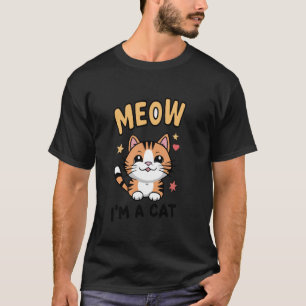 T-shirt Miaou je suis un Chat Drôle de Costume d'Halloween