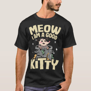 T-shirt Miaou je suis une bonne blague de chat Opossum Mem