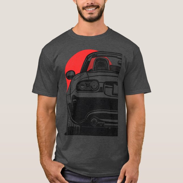 T-shirt Miata MX5 friends (Devant)