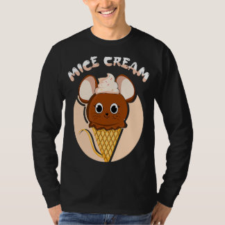 T-shirt Mice Cream Dessert Ice Food Mouse Whisperer