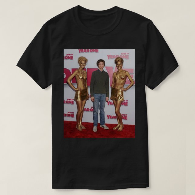 T-shirt Michael Cera Gold Ladies Maudit Photo (Design devant)