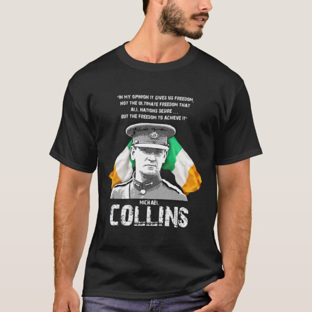 T-shirt Michael Collins Leader irlandais Centenary Irlande (Devant)