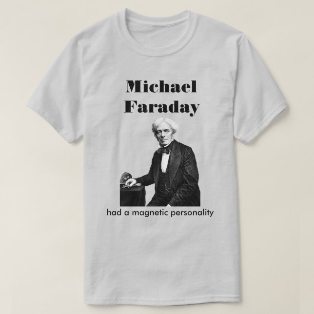 T-shirt Michael Faraday (Design devant)