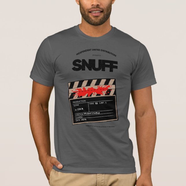 T-shirt Michael Findlay's Snuff 1976 Classic (Devant)