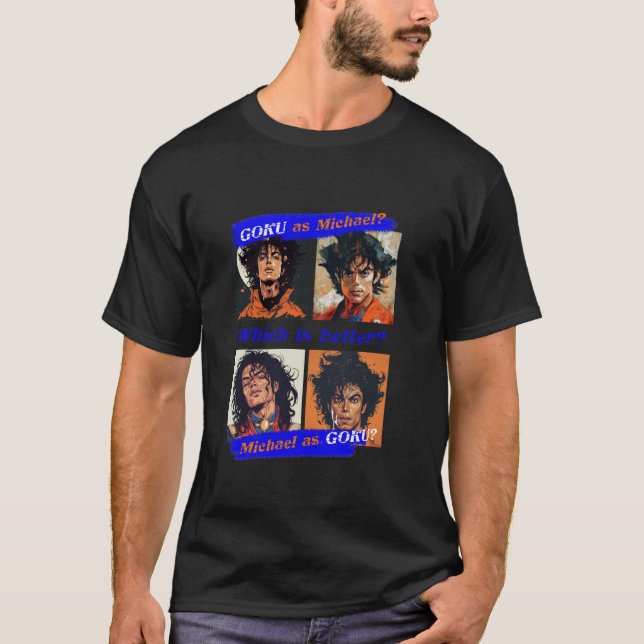 T-shirt Michael Jackson_Goku_Akira Toriyama_001 (Devant)