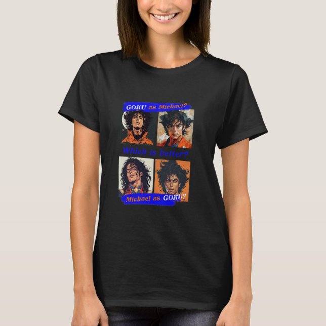 T-shirt Michael Jackson_Goku_Akira Toriyama_001 (Devant)
