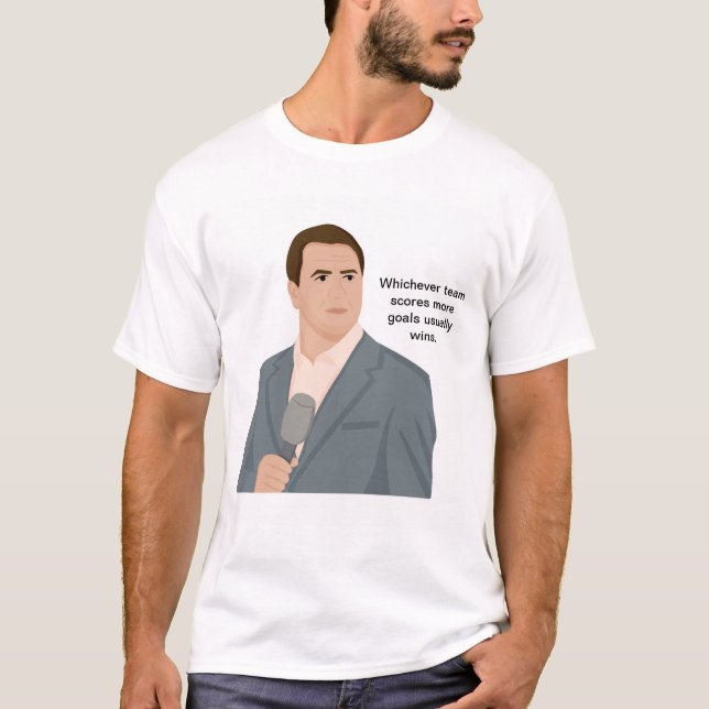 T-shirt Michael Owen Mug - Qui que ce soit qui gagne le je (Devant)