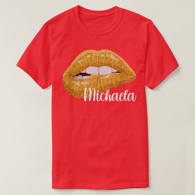 T-shirt Michaela Prénom Cadeau  (Design devant)