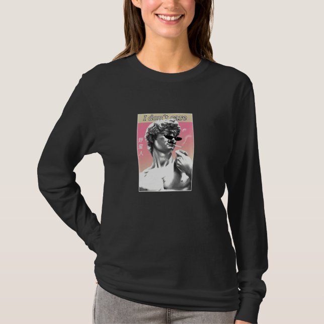 T-shirt Michelangelo 90s esthétique Vaporwave Mème I (Devant)
