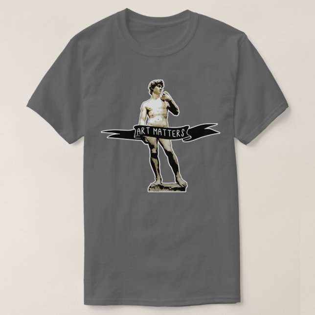 T-shirt MICHELANGELO DAVID Art Matters (Design devant)