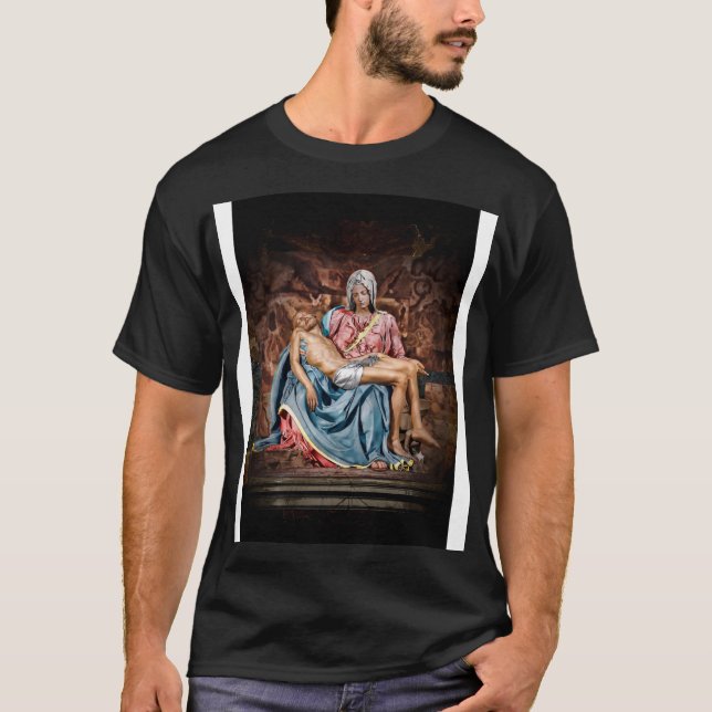 T-SHIRT MICHELANGELO PIETA  (Devant)