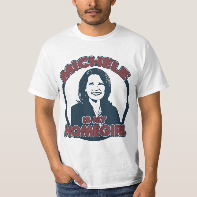 T-shirt Michele Bachmann est mon Homegirl (Devant)