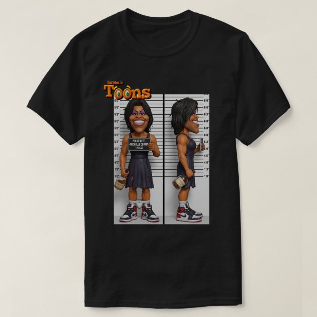 T-SHIRT MICHELLE "GRAND MIKE" OBAMA (Design devant)
