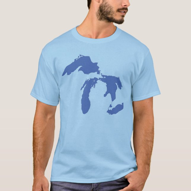 T-shirt Michgan, chemise de Great Lakes (Devant)