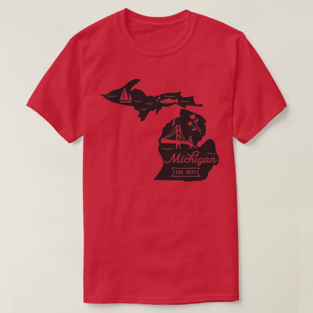 T-shirt Michigan (Design devant)