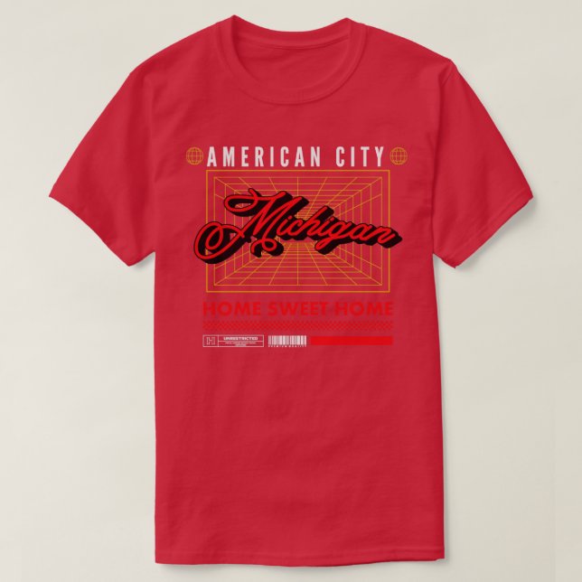 T-shirt michigan (Design devant)