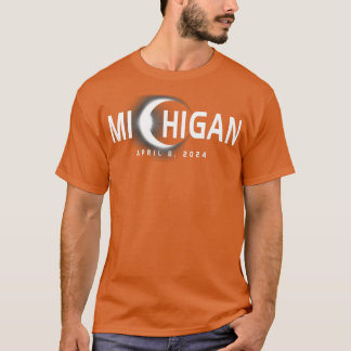 T-shirt Michigan Eclipse Souvenir 8 avril 2024