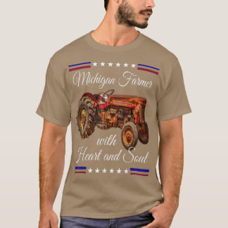 T-shirt Michigan Farmer Retro
