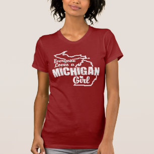 T-shirt Michigan Girl