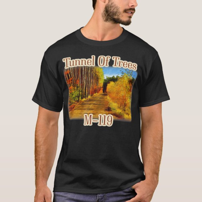 T-shirt Michigan Michigander Great Lakes M-119 Tunnel Of T (Devant)