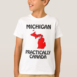 T-shirt Michigan - Pratiquement Canada