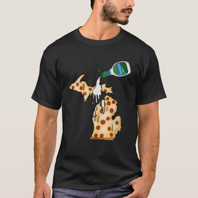 T-shirt Michigan Ranch Dressing State Fierté Sauce fourrée (Devant)