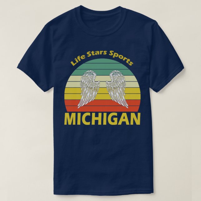 T-shirt Michigan Retro (Design devant)