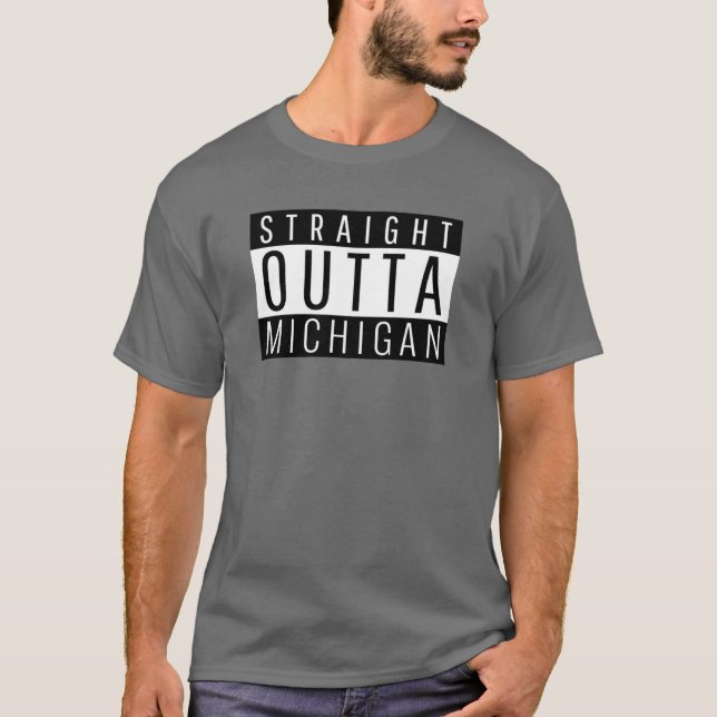 T-shirt Michigan State MI États-Unis (Devant)