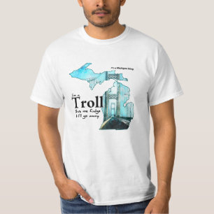 T-shirt Michigan Troll : Donne-moi Fudge !