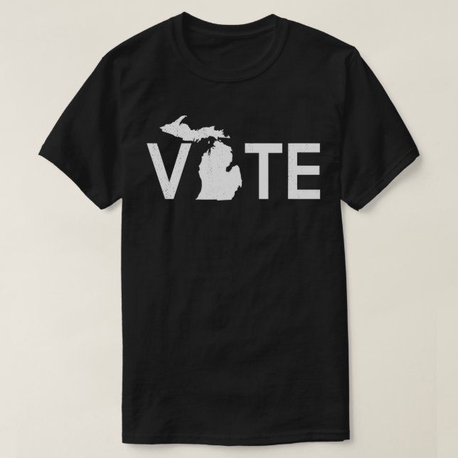 T-shirt Michigan Vote Election 2022 (Design devant)
