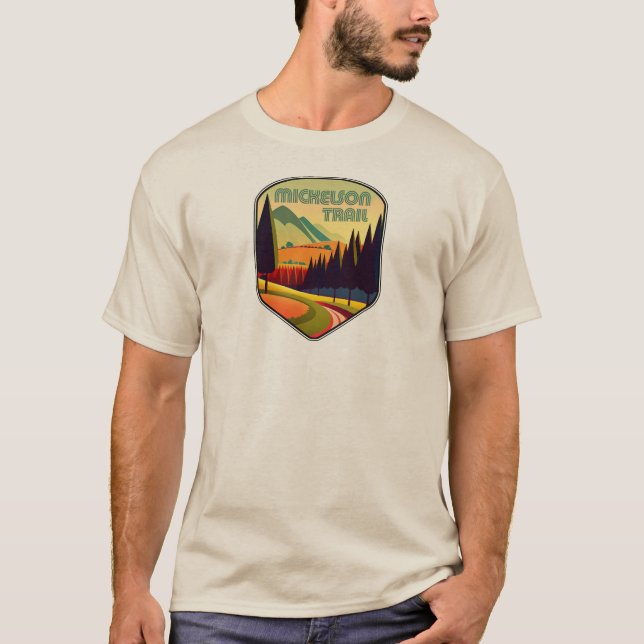 T-shirt Mickelson Trail South Dakota Colonnes (Devant)