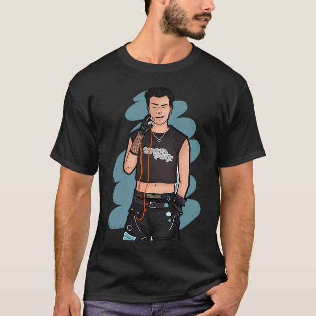 T-shirt Mickey grunge (Devant)
