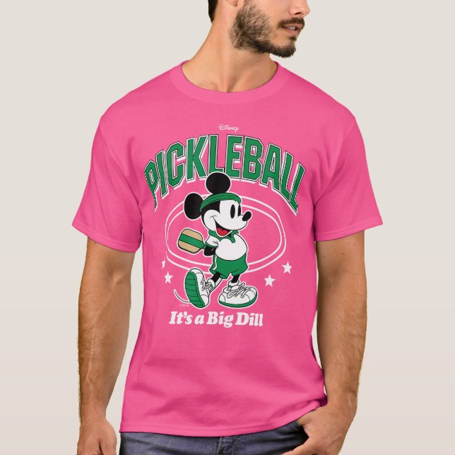 T-shirt Mickey Mouse - Pickleball C'Est Une Grosse Affaire (Devant)
