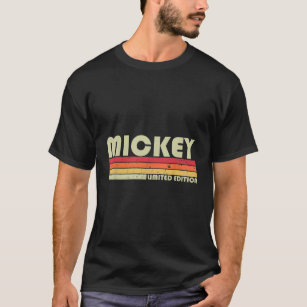 T-shirt MICKEY Name Personnalisé Retro Vintage