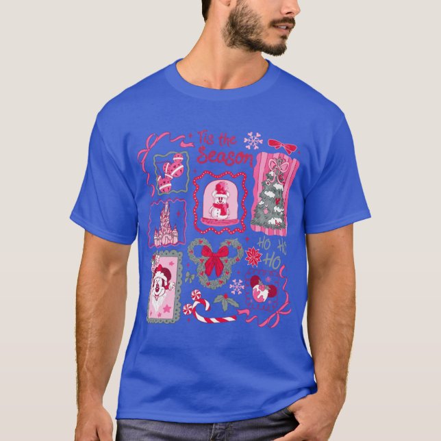 T-shirt Mickey Santa Claus Christmas funny (Devant)