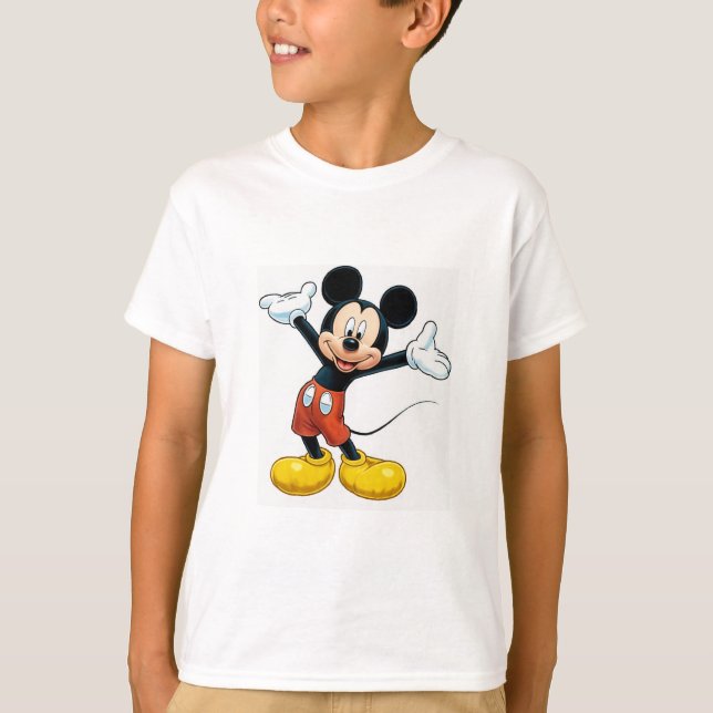 T-shirt "Mickey's Citrouille Tee" (Devant)