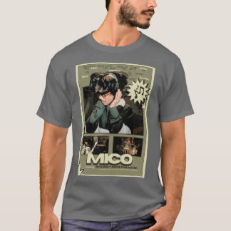 T-shirt MICO affiche de héros de ville natale sur internet