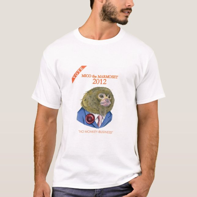 T-shirt Mico pour le président (Devant)