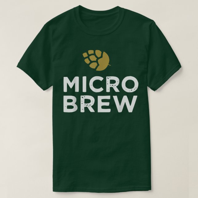 T-shirt Micro Brew Lover Bière Amateur Boire Bière Drôle M (Design devant)