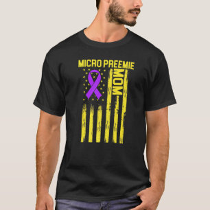 T-shirt Micro Preemie Nicu Nouvelle maman Naissance prémat