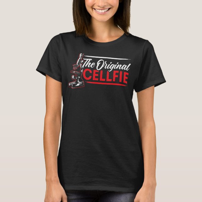 T-shirt Microbiologie de la Cellfie d'origine (Devant)