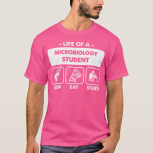 T-shirt Microbiologie Étudiant majeur
