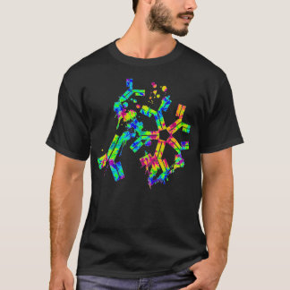 T-shirt Microbiologie Immunologie Science Immunité Tie Dye
