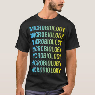 T-shirt Microbiologiste bleu jaune