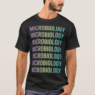 T-shirt Microbiologiste Bleu Violet Microbiologie