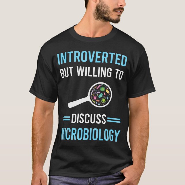 T-shirt Microbiologiste de microbiologie introduite (Devant)