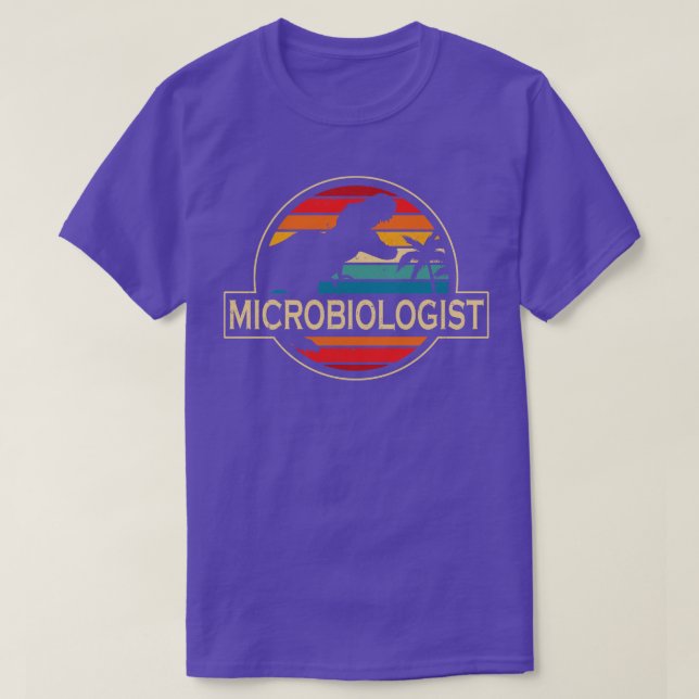 T-shirt Microbiologiste Dinosaur (Design devant)